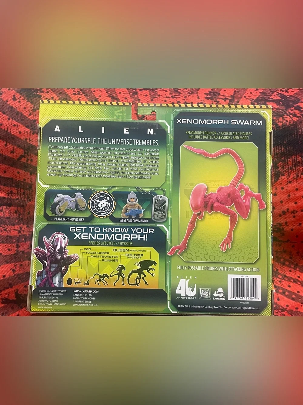 XENOMORPH SWARM Colonial Marines vs Aliens w/ Rover Bike Commando Walmart NEW